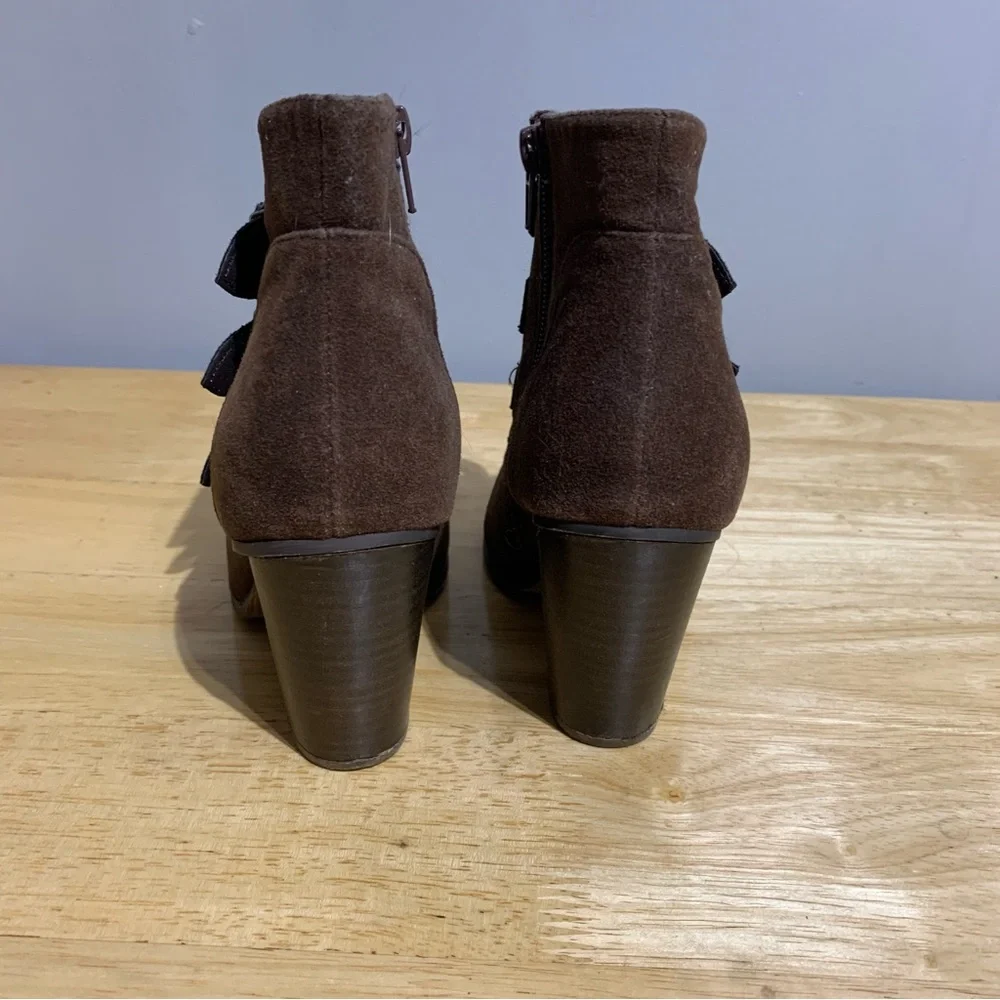 Xoxo Women's Kimberlie Heeled‎ Boot Brown Size 6M